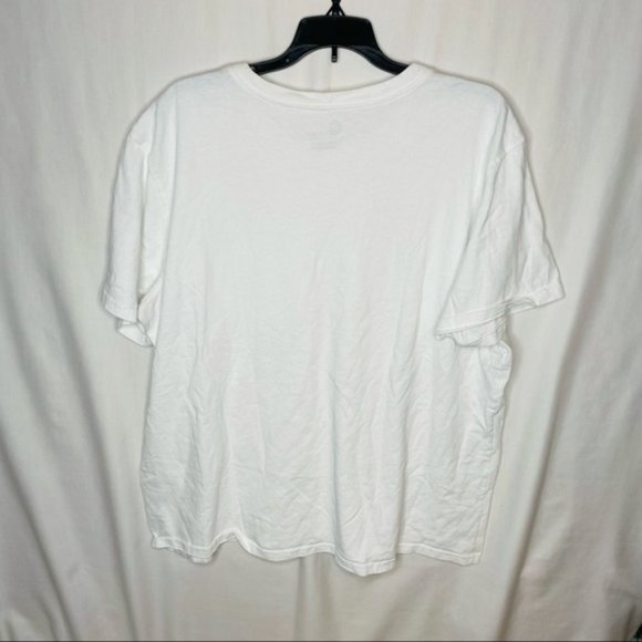 New Carhartt Mens White Pocket Workwear Logo Basic Tee T-Shirt Size 2XL - Picture 2 of 3